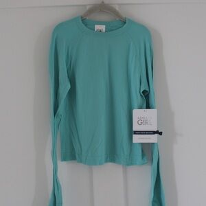 Athleta Light Blue Long Sleeve Top